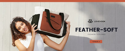 LOVEVOOK Tote Bag for Women, Puffer Bag and Work Bags with Zipper for Travel, Daily, School, Quilted Nurse Shoulder, 2pcs
