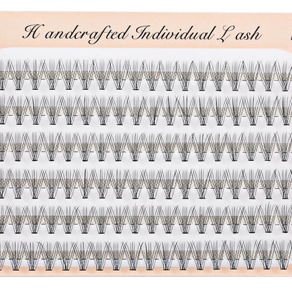6 Rows 120 Bundles Eyelash Extension Natural Russian Volume Faux Cils Eyelashes Individual 10/20/30D Cluster False Lashes Makeup RELUX.STORE