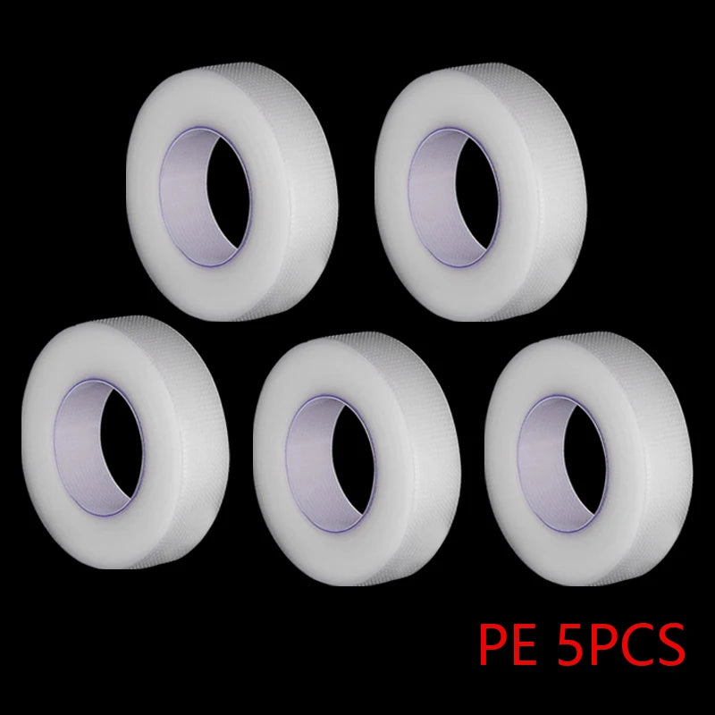 1/3/5 Rolls Eyelashes Extension Tape PE Adhesive Tools Under Eye Pads For Micropore Lashes Grafting Supplies Lash Lifting Tapes RELUX.STORE