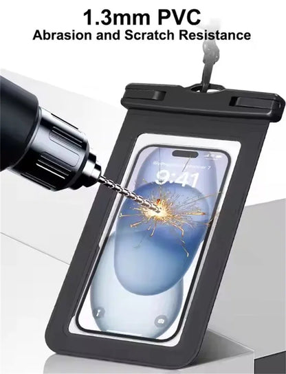 2 in 1 Waterproof Armband Bag Phone Case for IPhone 16 15 14 13 12 11 Pro Max IPhone16 ProMax Swim Dry Pouch Cover with Lanyard