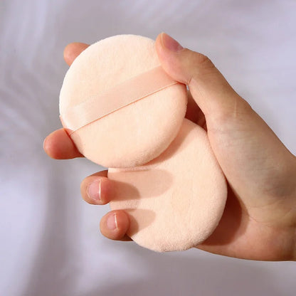 5/10Pcs Round Makeup Sponges Cosmetics Tools Soft Velvet Powder Puff Blender Sponges Facial Foundation Puffs Make Up Accessories RELUX.STORE