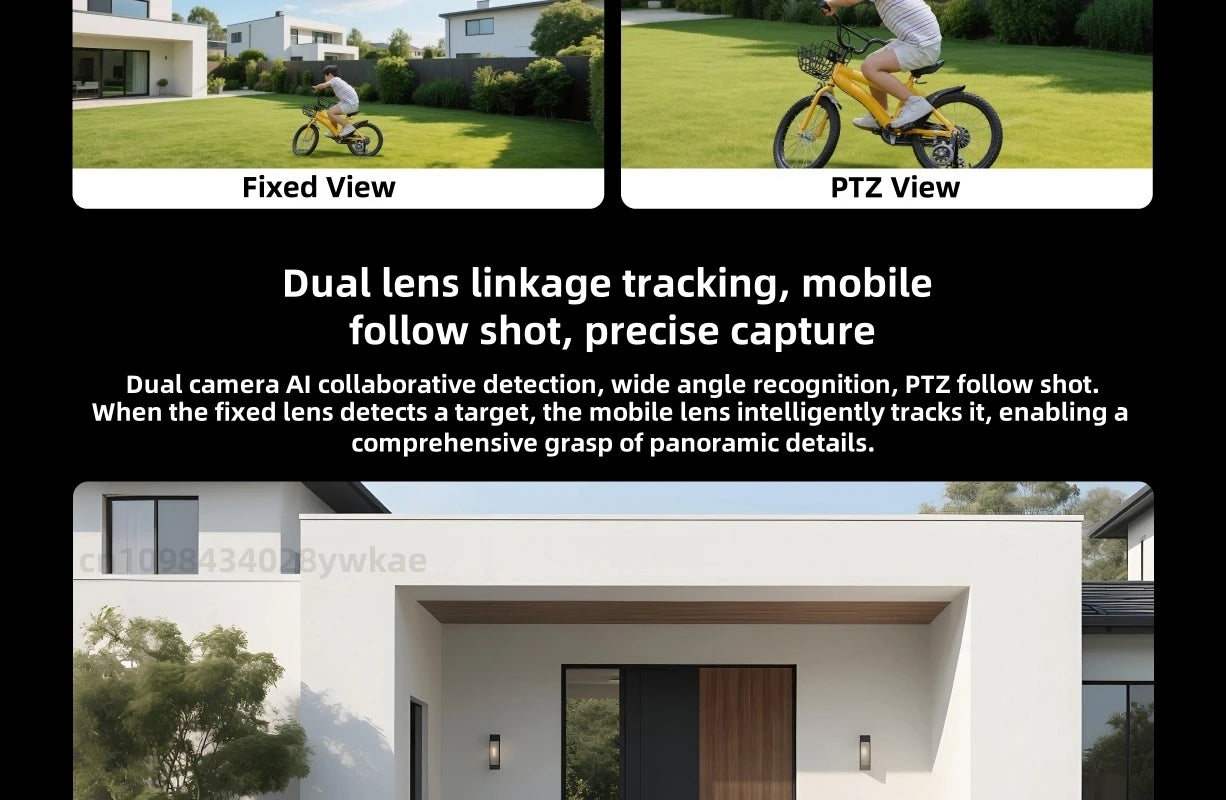 Xiaomi Outdoor Camera 4 Dual-Lens 3K  360° PTZ Auto Tracking AI Human Detection IP66 Color Night Vision｜Remote Monitoring ﻿