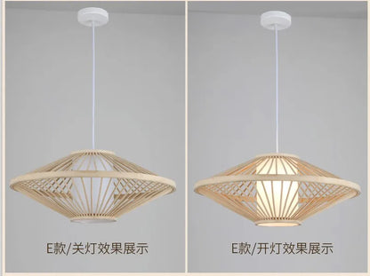 Nordic Chandelier Pendant Lights Lustre Bamboo Luxury Chandelier Pendant Lights Home Decoration Indoor Lighting Las Luces LLPL