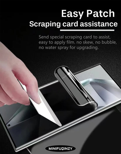 3Pcs Self Repair Film For Samsung Galaxy S25 Ultra S24 S23 S22 S20 Plus Privacy Screen Protector Unlock S21 5G Note 20 Not Glass