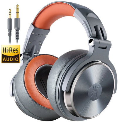 Oneodio Studio Wired Headphones Over Ear Hi-Res Audio Wired Headset With Microphone Studio DJ Stereo Headphones 3.5mm/6.35mm RELUX.STORE