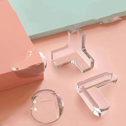 4pcs/8pcs/12pcs Children Baby Safety Silicone Protector Table Corner Edge Protector Child Anti-collision Edge Protector RELUX.STORE