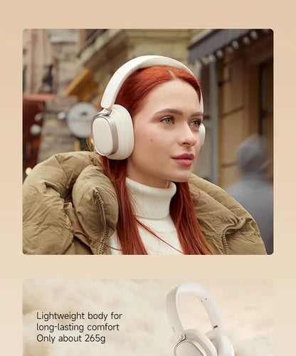 Edifier ES850NB Wireless Headphone Noise Cancelling Bluetooth Earphones Hi-Res Wireless Over-Ear Headphones with Carry Bag