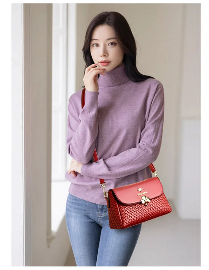 Luxury Handbags Women Bags Designer Crossbody Bags for Women 2025 High Quality Soft Knitting Leather bags Shoulder Bag Sac New RELUX.STORE