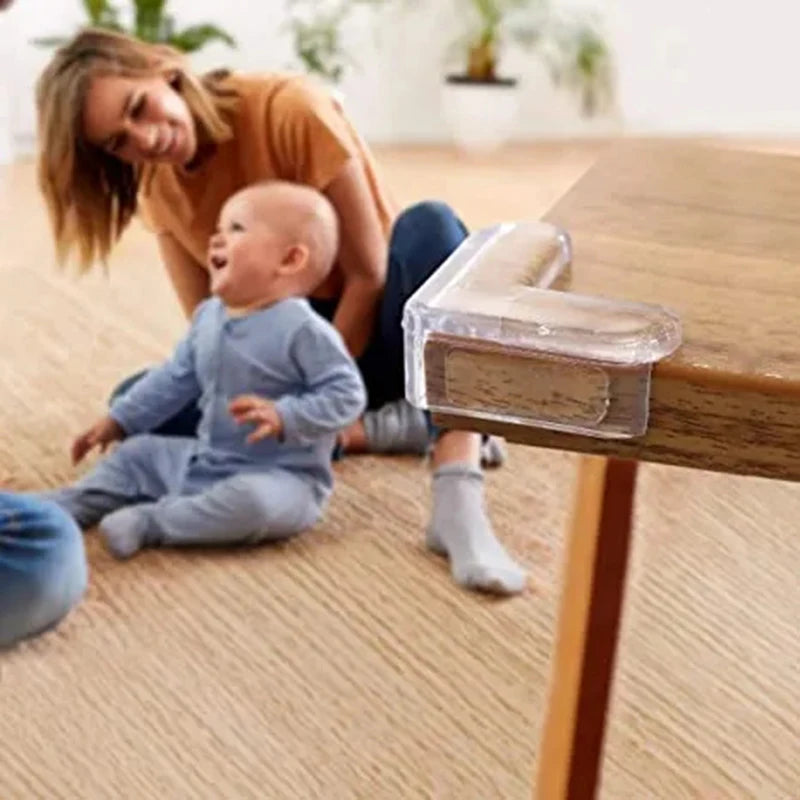 4pcs/8pcs/12pcs Children Baby Safety Silicone Protector Table Corner Edge Protector Child Anti-collision Edge Protector RELUX.STORE
