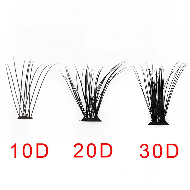 6 Rows 120 Bundles Eyelash Extension Natural Russian Volume Faux Cils Eyelashes Individual 10/20/30D Cluster False Lashes Makeup RELUX.STORE