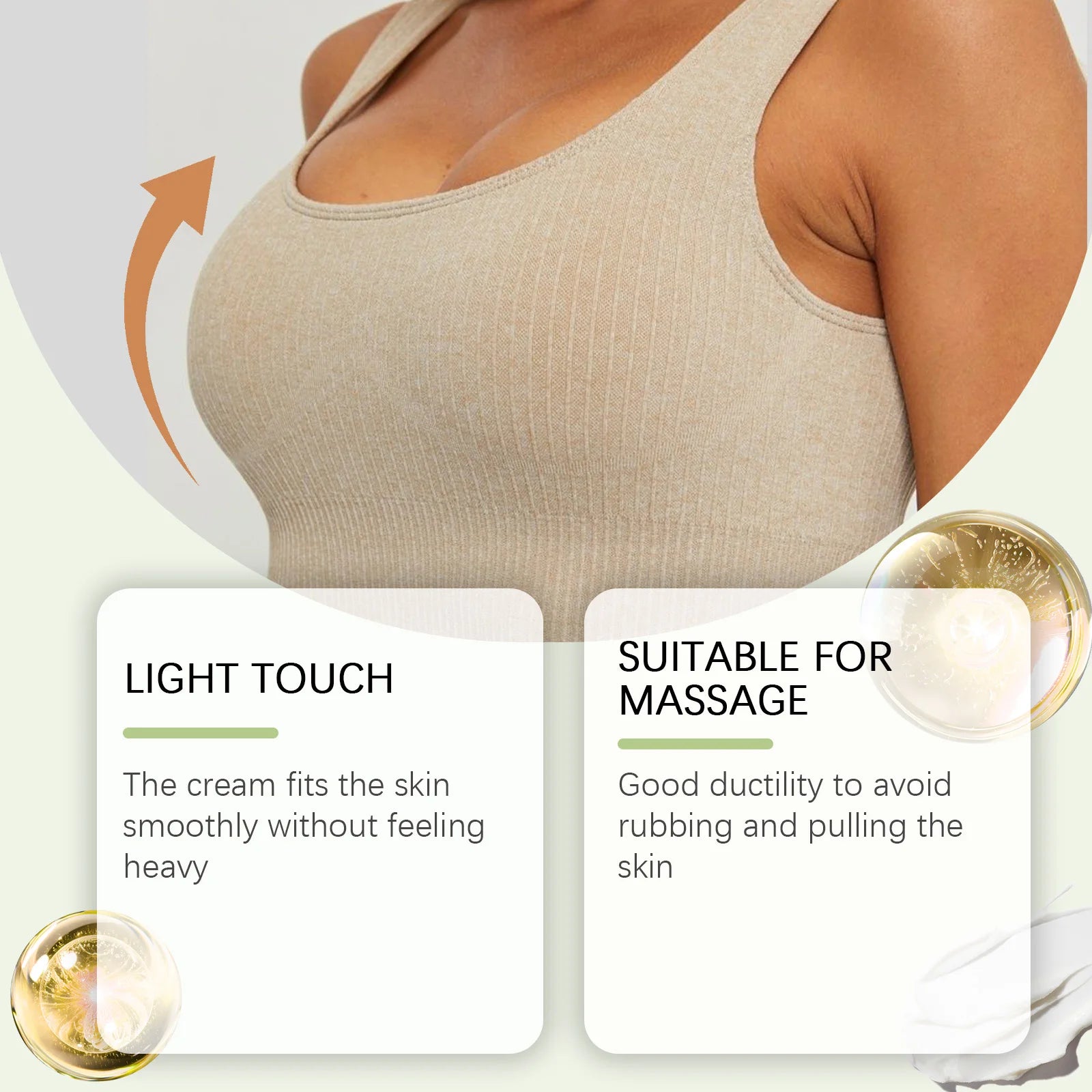 Breast Firming Cream Lifting Tightening Moisturizing Anti-Sagging Improves Elasticity Fast Absorbing for Women's Bust Care RELUX.STORE