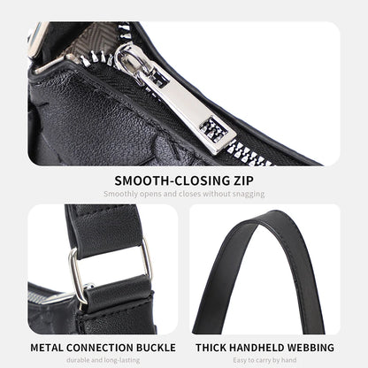 TINYAT Female Moon Bag Leather Shoulder Messenger Bag for Women Hand Bag Luxury Design Lightweight Party Ready Daily Use