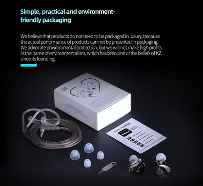 KZ Castor PRO in Ear Earphone HiFi Bass Dynamic Earbuds High-end Tunable Headphone Harman Target with Improved Bass Headsets RELUX.STORE