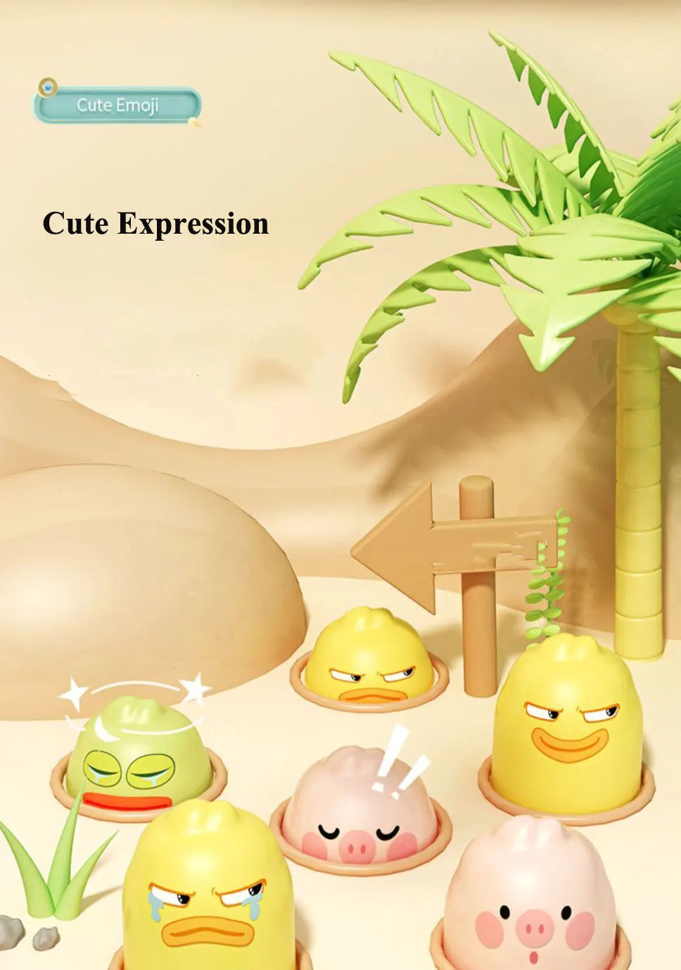 Duck/Frog/Pig Baby Toy Montessori Learning Game Educational Puzzle Gift for 12 24 Months Toddler Boy/Girl with Hammer RELUX.STORE