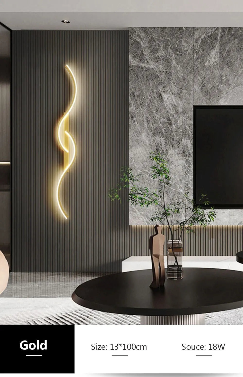 Modern LED Wall Lamp Minimalist Led Light Bedroom Bedside Long Strip Wall Sconces Living Room Sofa Home Indoor Lighting Fixture RELUX.STORE