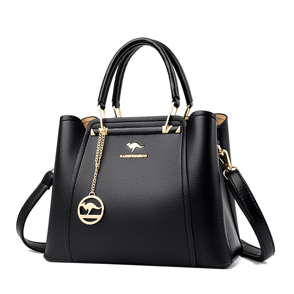 2024 Luxury Women Designer 3 Layers Shoulder Crossbody Sac Ladies Large Capacity Leather Handbags Shopper Brand Messenger Totes RELUX.STORE