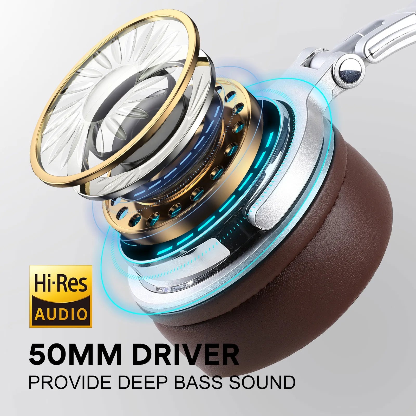 Oneodio Wired Headphones Professional Studio DJ Headphone With Microphone Over Ear Hi-Res Headset Monitoring For Music Phone RELUX.STORE