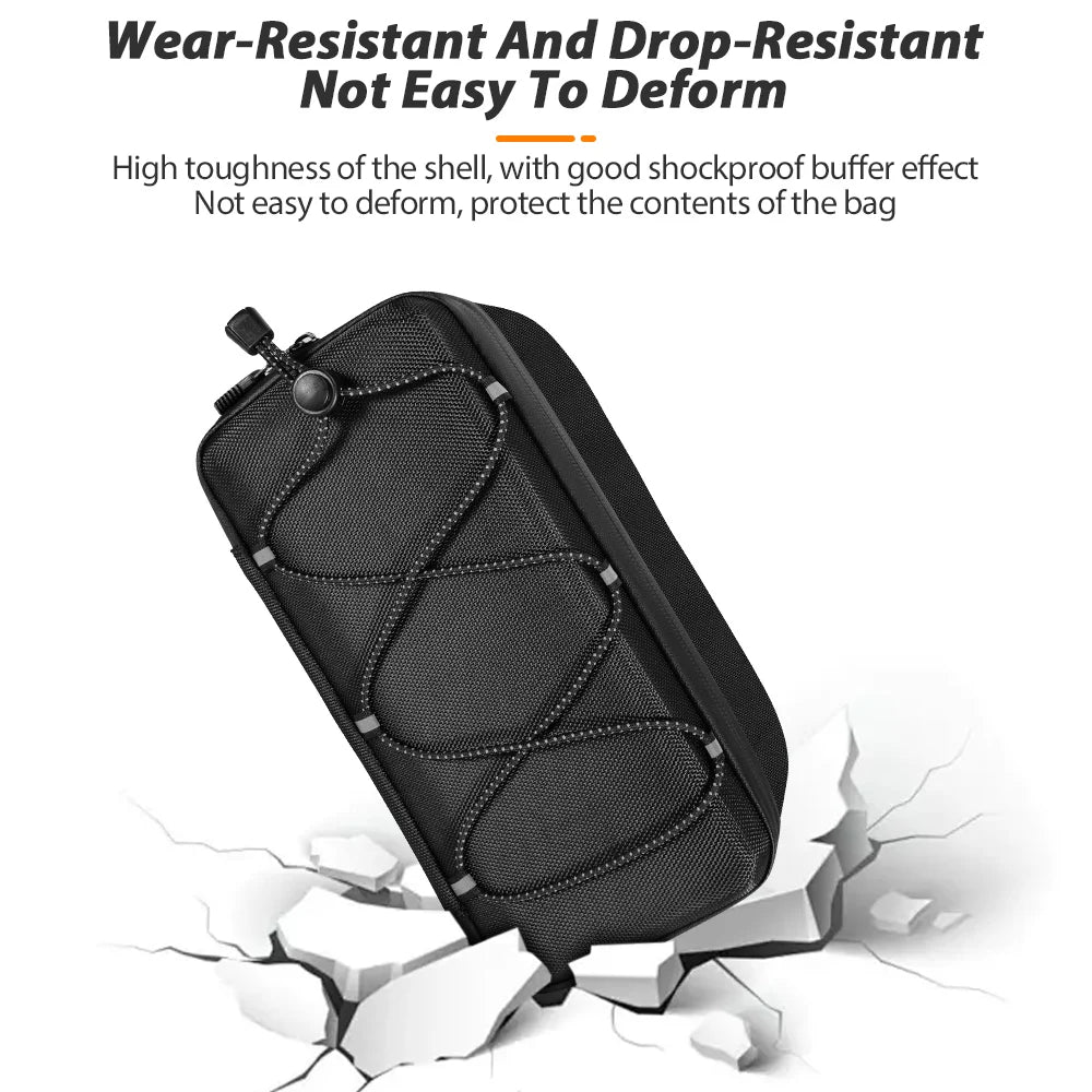 NEWBOLER Folding Bike Handlebar Bag Multi-functional Brompton Bag Bike Front Bag Bike Basket Bag For Brompton Folding Bike