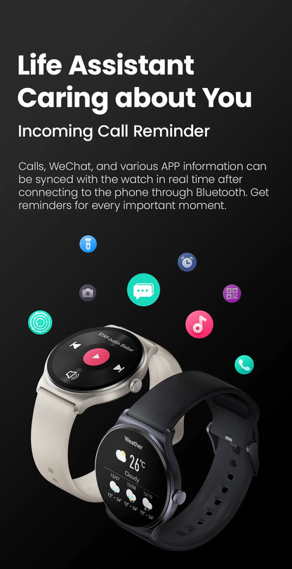 HAYLOU Solar Lite Smart Watch Bluetooth Calling Smartwatch Heart Rate Blood Oxygen Monitoring Sleep Stress Testing Sport Watch