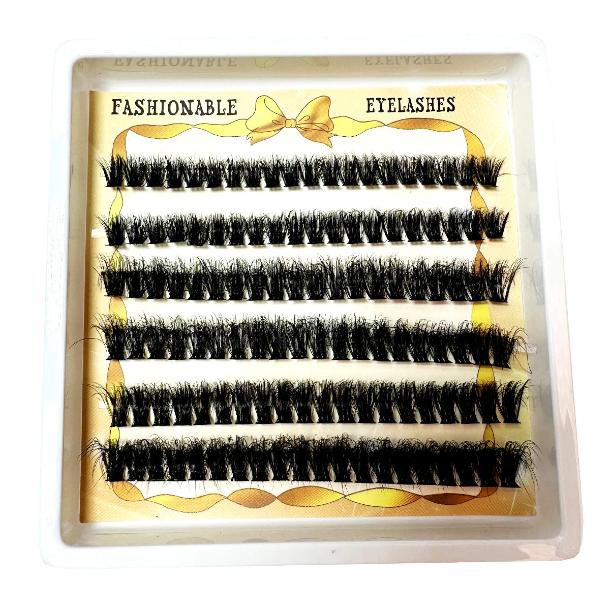 High-Capacity Individual Lashes 12/13/14mm Cluster Lashes Fluffy Natural Look DIY Eyelash Extension False Eyelashes Makeup RELUX.STORE