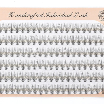 6 Rows 120 Bundles Eyelash Extension Natural Russian Volume Faux Cils Eyelashes Individual 10/20/30D Cluster False Lashes Makeup RELUX.STORE