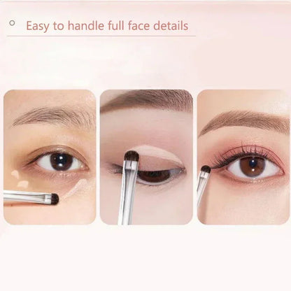 Small Angle Precise Detail Eyeshadow Brush Soft Horse Hair Eyelid Highlighter Lying Silkworm Makeup Brushes Eyes Make Up Tools RELUX.STORE