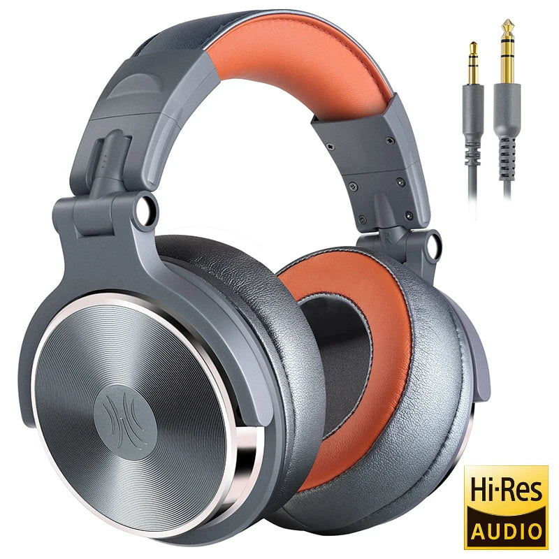 Oneodio Wired Headphones Professional Studio DJ Headphone With Microphone Over Ear Hi-Res Headset Monitoring For Music Phone RELUX.STORE