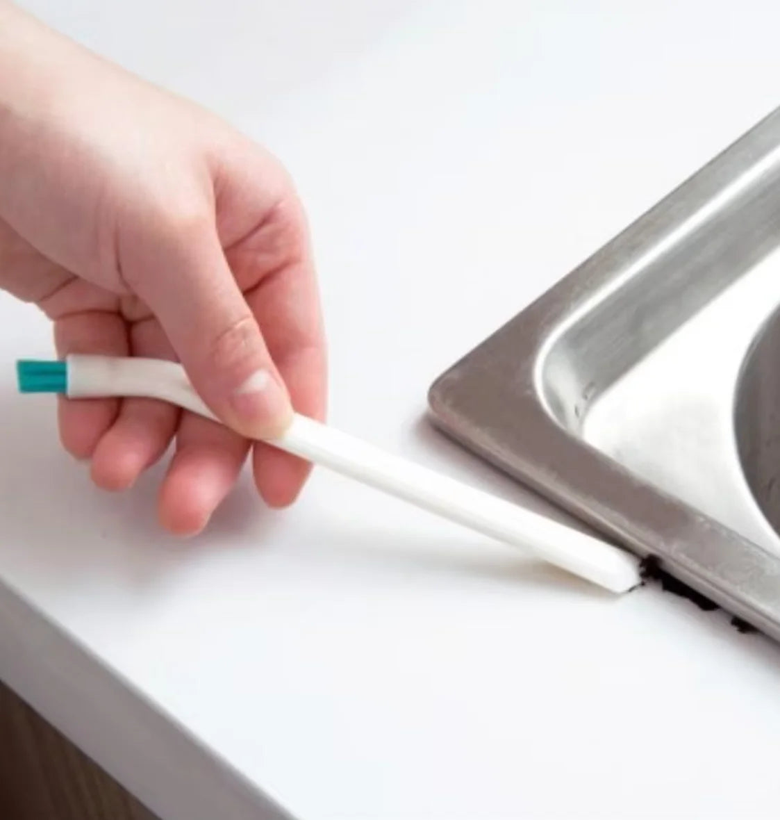 2 Pcs/Set Cleaning Narrow Brush Long Handle Portable Gap Baby Bottle Gap Cleaning Brush Household Kitchen Tool Small Brush