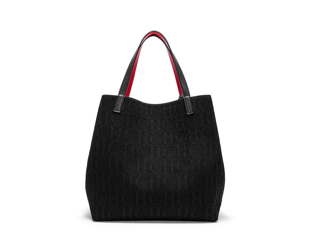 CH Ladies Shoulder Bag Fashion Classic New Pure Color Outer Pocket Ladies Handbag High Quality Craft Large Capacity Handbag RELUX.STORE