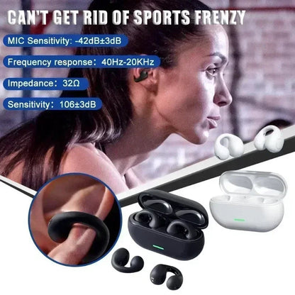New Original T75 Bone Conduction Wireless Bluetooth 5.3 Headphones Sports Earphones HiFi Sound Quality Waterproof TWS Headset RELUX.STORE