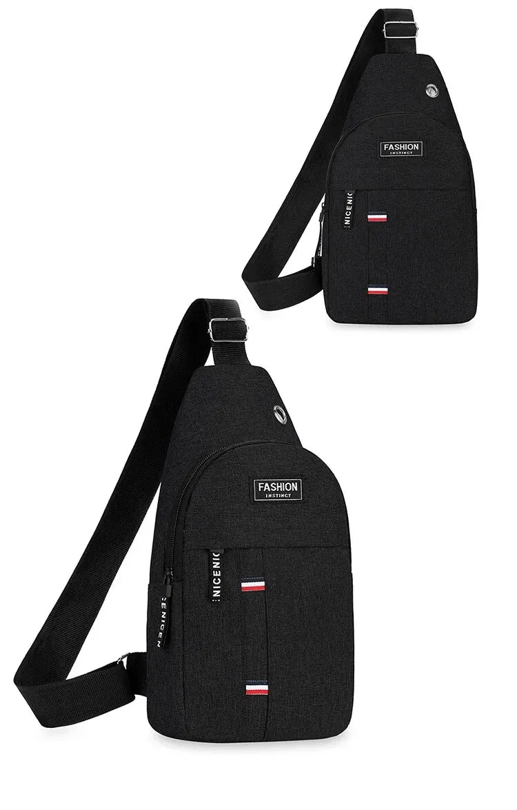 Fashionable and Trendy Lightweight Single Minimalist Shoulder Crossbody Bag for Men with Large Capacity for Leisure and Sports RELUX.STORE