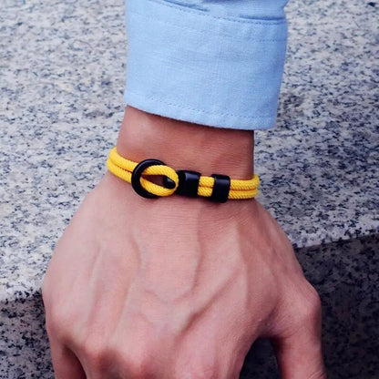 Fashion Rope Bracelet Men Double Layer Outdoor Camping Braclet Homme Accessories Survival Paracord Braslet Gift For Him RELUX.STORE