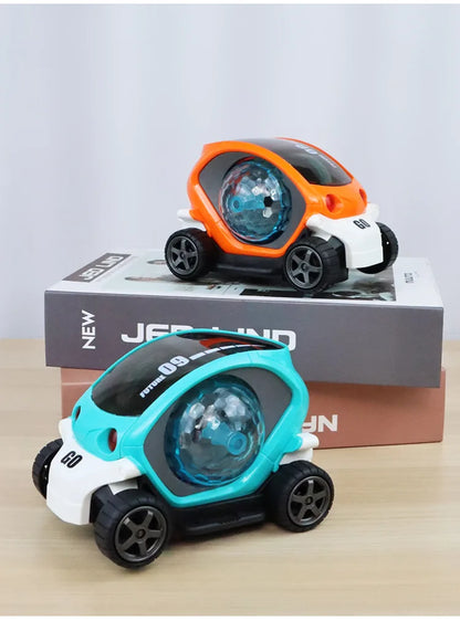 Baby Car Toys Toddler Crawling Sensory Toy Car Toys Electronic Car Tummy Time Gift for Kids 1 2 Year Old Boy Birthday Gifts