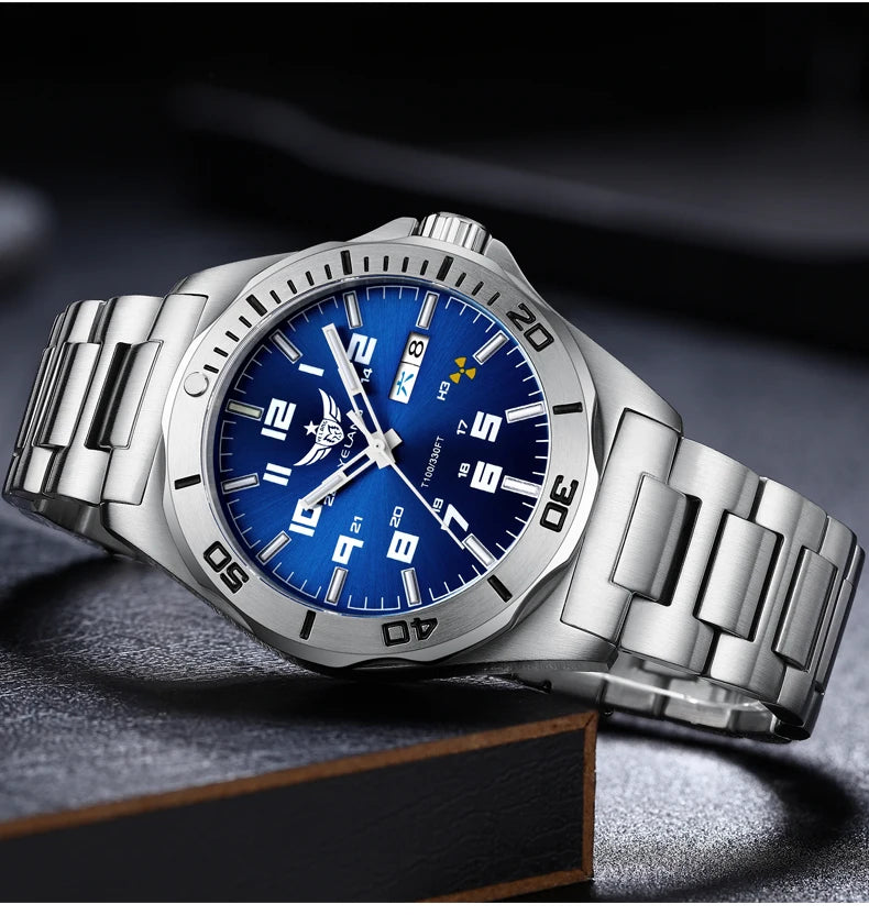 Yelang V1019 Brand 44MM Men Watch NH36 100M PROFESSIONAL WATERPROOF Deep Diving Mechanical Automatic Watch Sapphire Lens Reloj