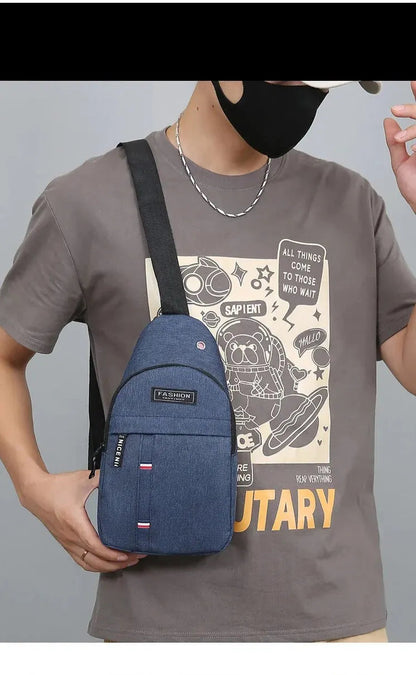 Fashionable and Trendy Lightweight Single Minimalist Shoulder Crossbody Bag for Men with Large Capacity for Leisure and Sports RELUX.STORE