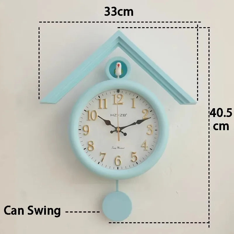 Luminous Wall Clock Luxury Cuckoo Clocks Led Watch Retro Table Clock Bedroom Silent Living Room Decoration Elegant Room Ornament RELUX.STORE