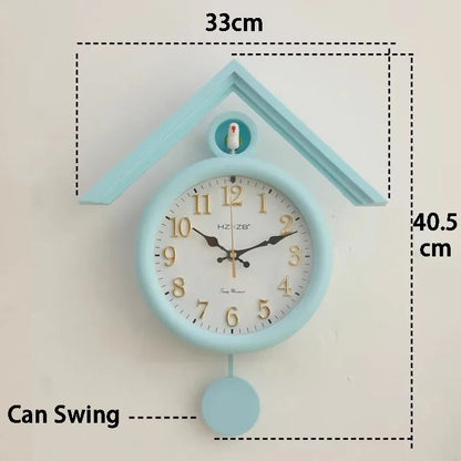 Luminous Wall Clock Luxury Cuckoo Clocks Led Watch Retro Table Clock Bedroom Silent Living Room Decoration Elegant Room Ornament RELUX.STORE