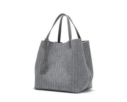 CH Ladies Shoulder Bag Fashion Classic New Pure Color Outer Pocket Ladies Handbag High Quality Craft Large Capacity Handbag RELUX.STORE