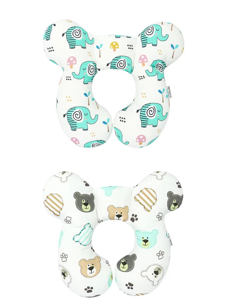 New Baby Pillow Protective Travel Car Seat Head Neck Support Pillows Newborn Children U Shape Headrest Toddler Cushion 0-3 Years