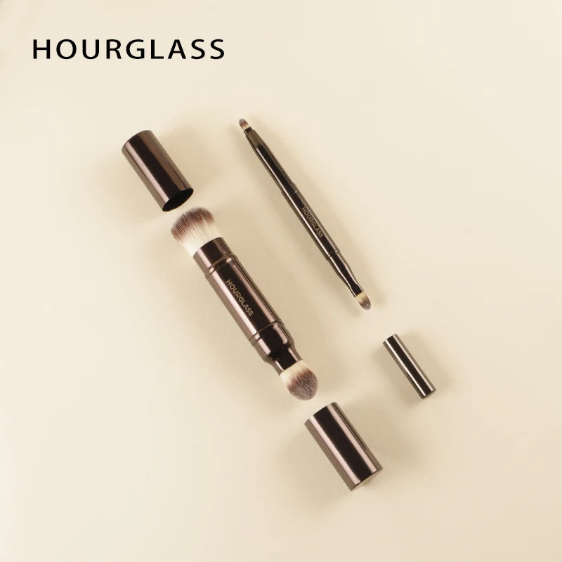 Hourglass Makeup Brush All Kinds Eyeshadow Foundation Concealer Powder Bronzer Blusher Eyeliner Retractable Professional Brushes RELUX.STORE