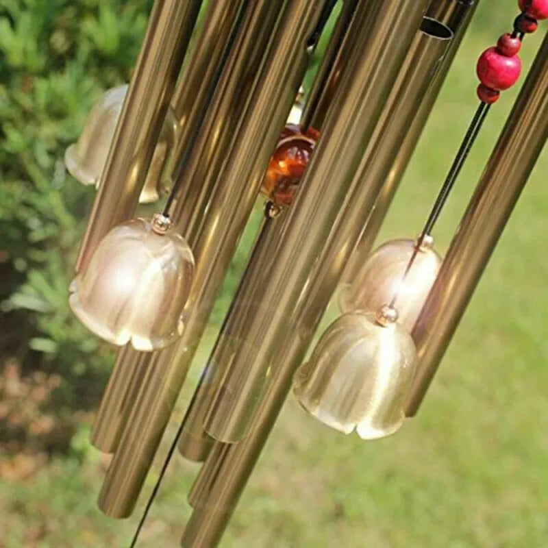 Large Wind Chime Tubes Bells Metal Church Bell Outdoor Garden Home Garden Decor Hanging Wind Chime Symbol Of Good Luck