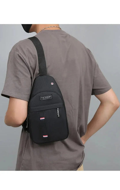 Fashionable and Trendy Lightweight Single Minimalist Shoulder Crossbody Bag for Men with Large Capacity for Leisure and Sports RELUX.STORE