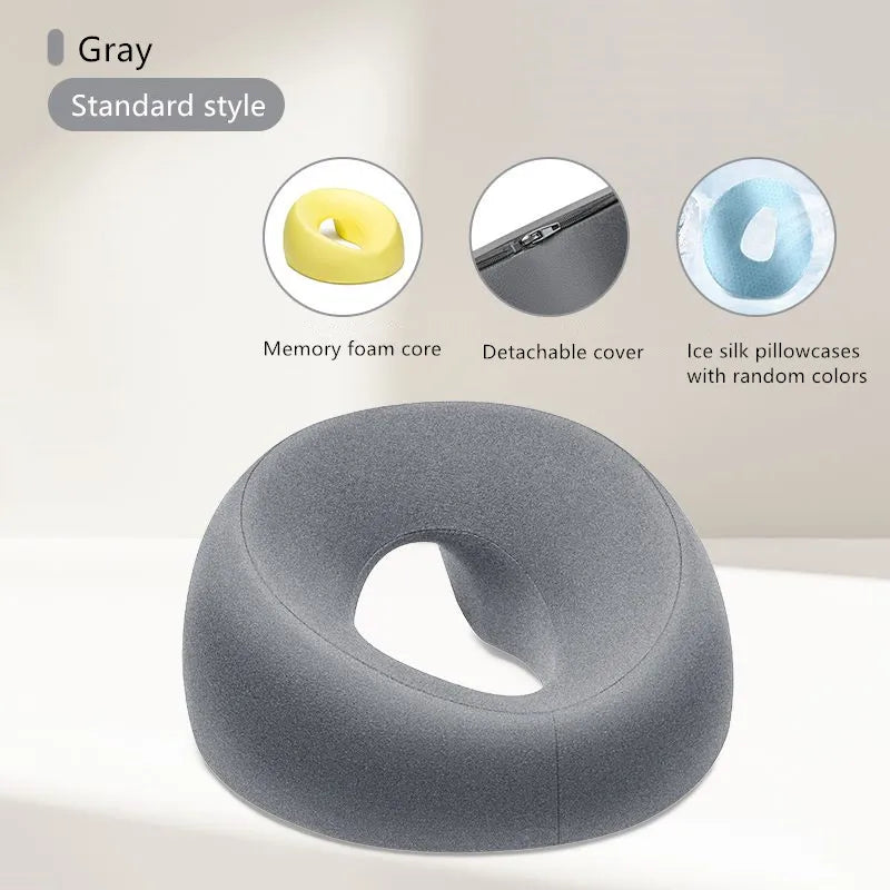 Ergonomics Lying Down Pillow Memory Foam Breathable Head Rest Support Pillow Body Massage Face Rest Pillow for Beauty Salon