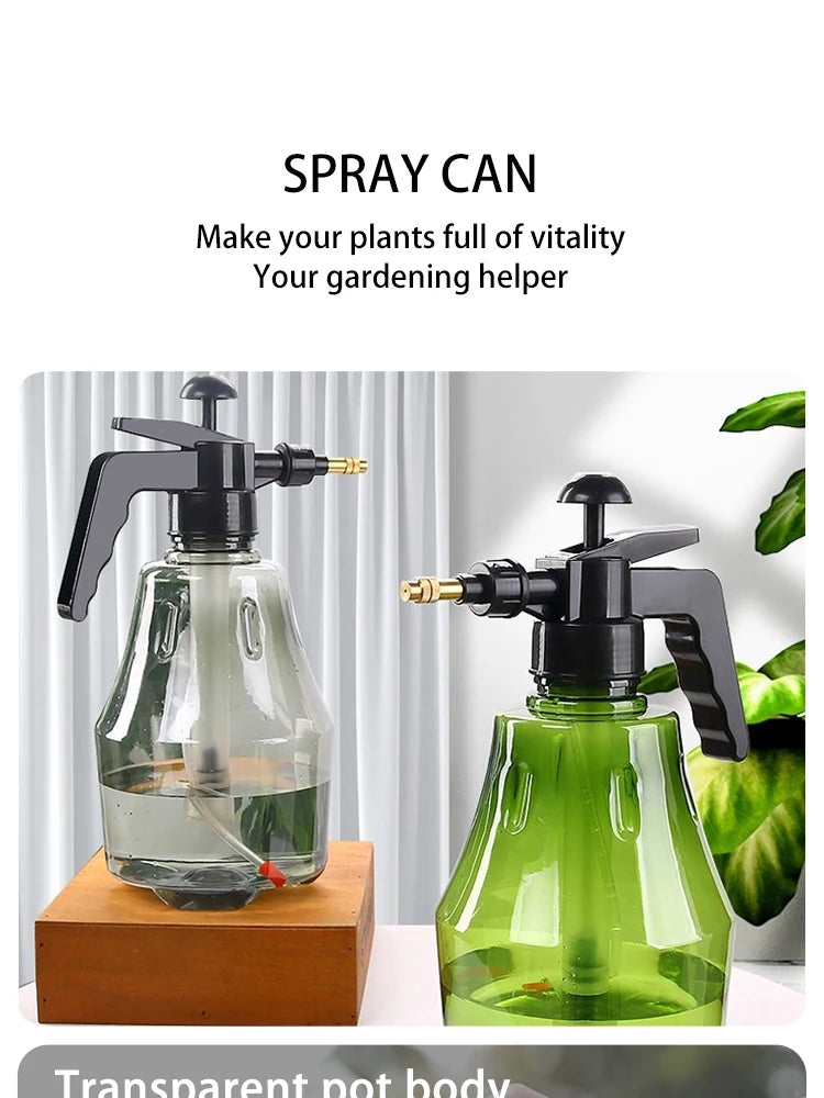 1pc Premium Plastic Pressure Spray Bottle - Powerful Air Pressure Technology, Adjustable Nozzle, High-Pressure Mist Sprayer for RELUX.STORE