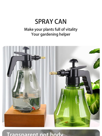 1pc Premium Plastic Pressure Spray Bottle - Powerful Air Pressure Technology, Adjustable Nozzle, High-Pressure Mist Sprayer for RELUX.STORE