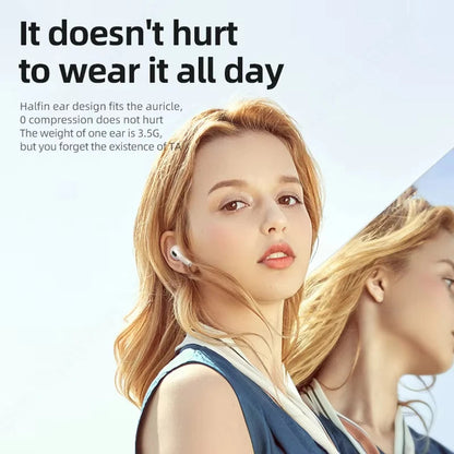 New LP40 NEW Bluetooth V5.0 Earphones Anti-sweat Lightweight Headphones Compatible With Smart Phone Laptop Computer Earbuds RELUX.STORE