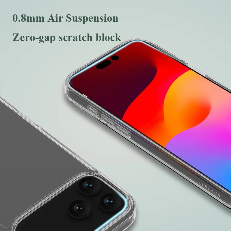 Lereach Crystal Clear Phone Case for iPhone 17 Pro Max / 17 Air / 17 Pro / 17  - Ultra-Thin Shockproof | Anti-Scratch RELUX.STORE