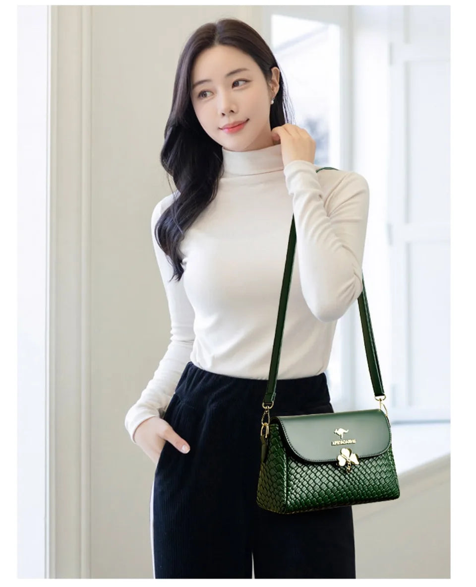 Luxury Handbags Women Bags Designer Crossbody Bags for Women 2025 High Quality Soft Knitting Leather bags Shoulder Bag Sac New RELUX.STORE