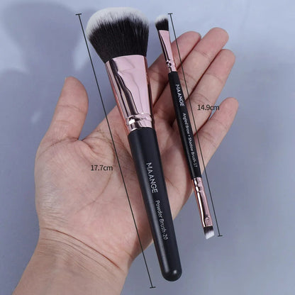 Maange 20Pcs Makeup Brushes with Box Professional Cosmetic Powder Eye Shadow Foundation Blush Blending Beauty Tool For Women RELUX.STORE