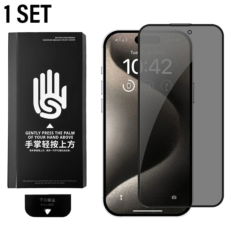 HD/Anti Spy Screen Protectors For iPhone 17 17Air 17Pro MAX Dust Free Installation Privacy Tempered Glass Anti Scratch Films RELUX.STORE